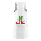 Reindeer Women's Cut & Sew Racerback Dress