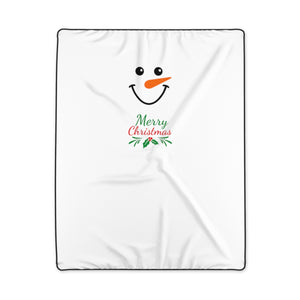 Polyester Blanket Snowman Christmas