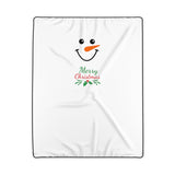 Polyester Blanket Snowman Christmas