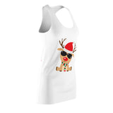 Reindeer Women's Cut & Sew Racerback Dress