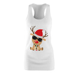 Reindeer Women's Cut & Sew Racerback Dress