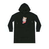 Christmas Kitty Meow Streeter Hoodie Dress